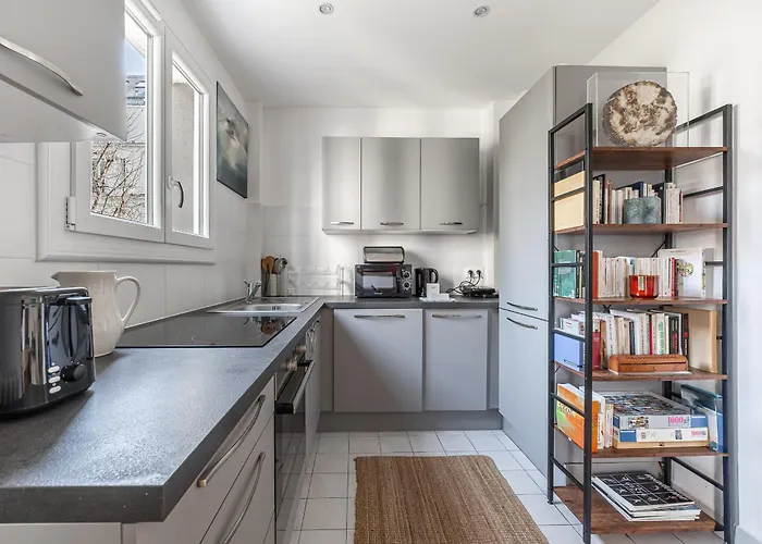 Apartament Spacious Fully Equipped 1-bedroom - Mobility Lease Paryż
